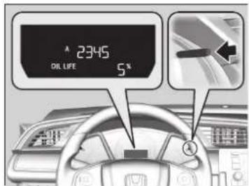 Honda Civic (2016) - Réinitialisation de l'affichage - 1