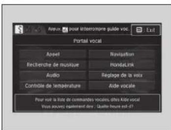 Honda Civic (2016) - Écran du portail vocal - 1