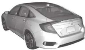 Honda Civic (2016) - Pneu à plat - 1