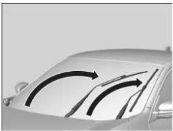 Honda Civic (2016) - Remplacement du caoutchouc du balai d'essuie- glaces - 1