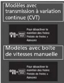 Honda Civic (2016) - Messages d'avertissement et d'information de l'interface d'informations du conducteur\* - 8