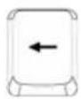 TARGA Traveller 1561 - Cursor-toetsen - 2