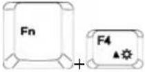TARGA Traveller 1561 - ■ [Fn] Key - 2