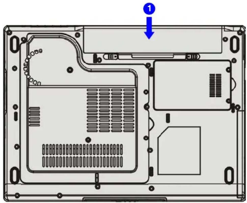TARGA Traveller 1561 - Accu verwijderen: - 2