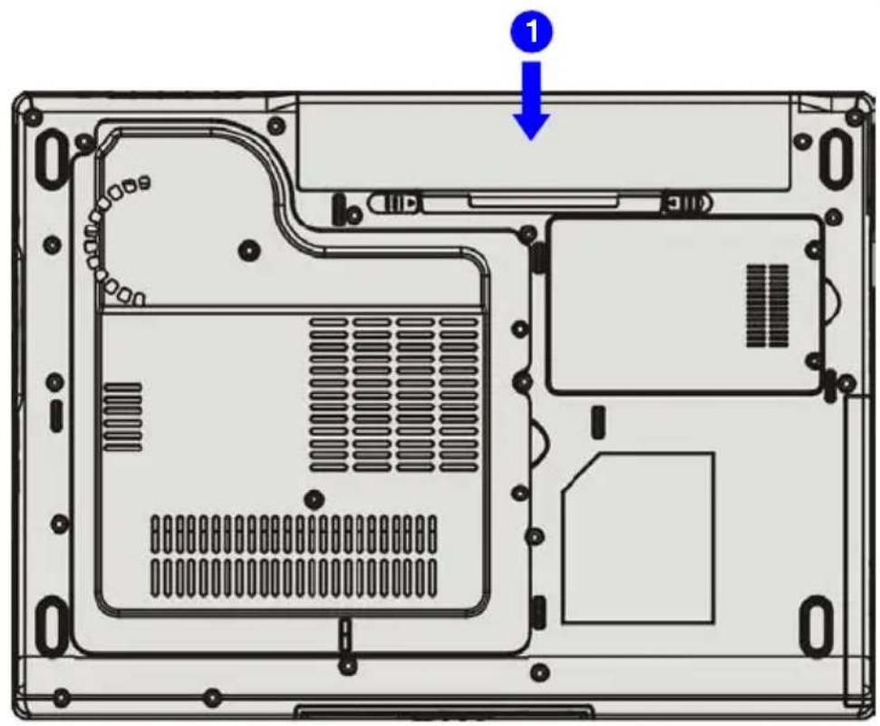 TARGA Traveller 1562 - Utløse batteripakken - 2