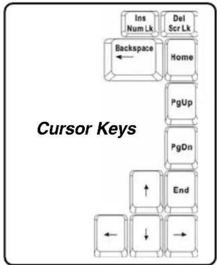 TARGA Traveller 1562 - Cursor Keys - 1
