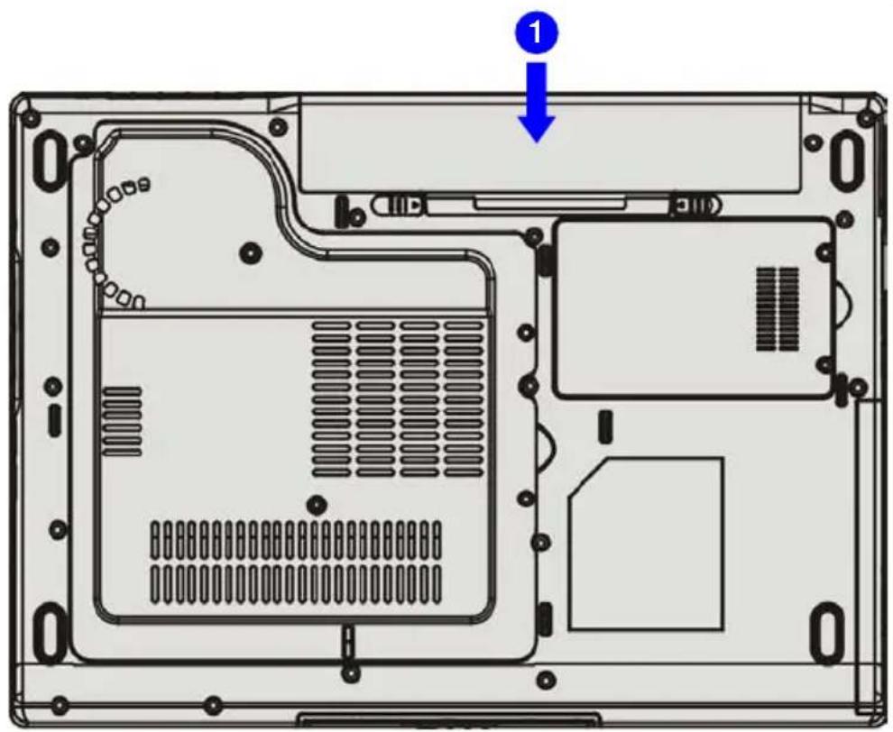 TARGA Traveller 1526 - Colocação da bateria (pic 2-19) - 1