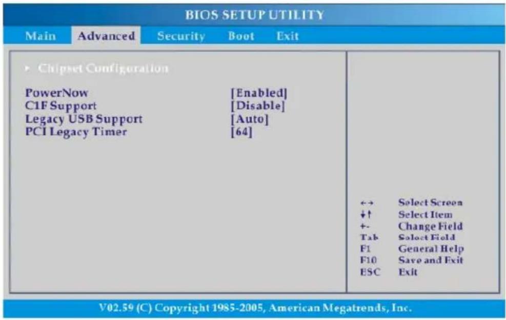 TARGA Traveller 1526 - Advanced menu - 1