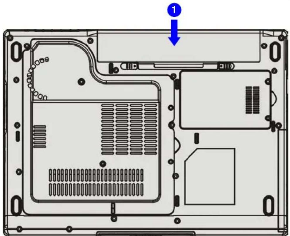 TARGA Traveller 1526 - Een nieuw batterijpak plaatsen (Pic - 2-19) - 1