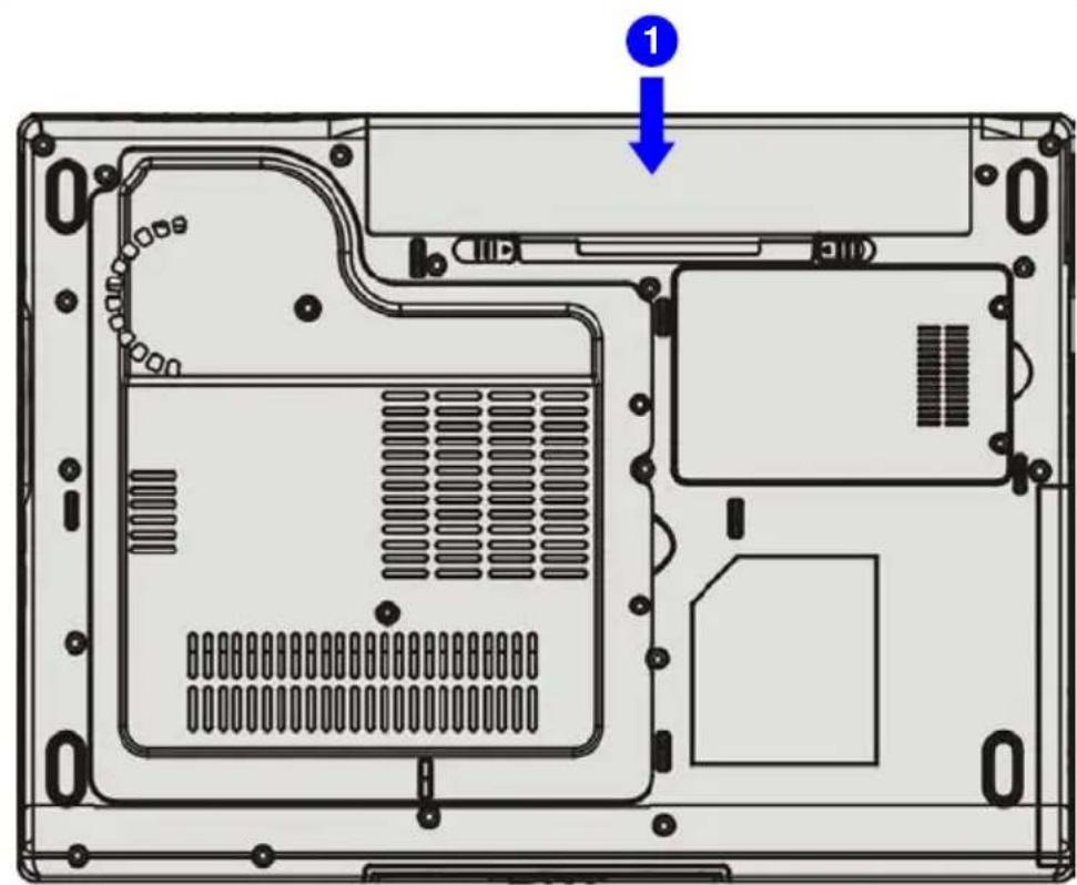 TARGA Traveller 1512 - Utløse batteripakken - 2