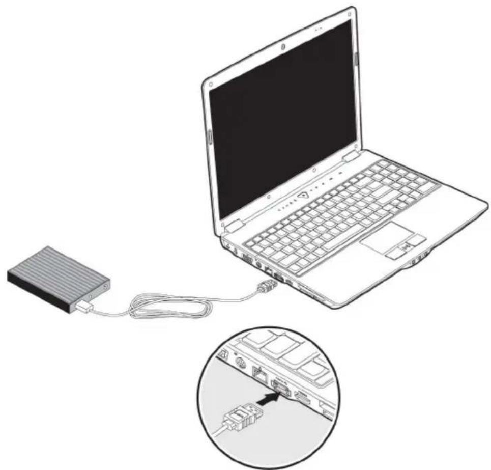 MEDION MD 96640 - eSATA-/USB-Anschluss - 1