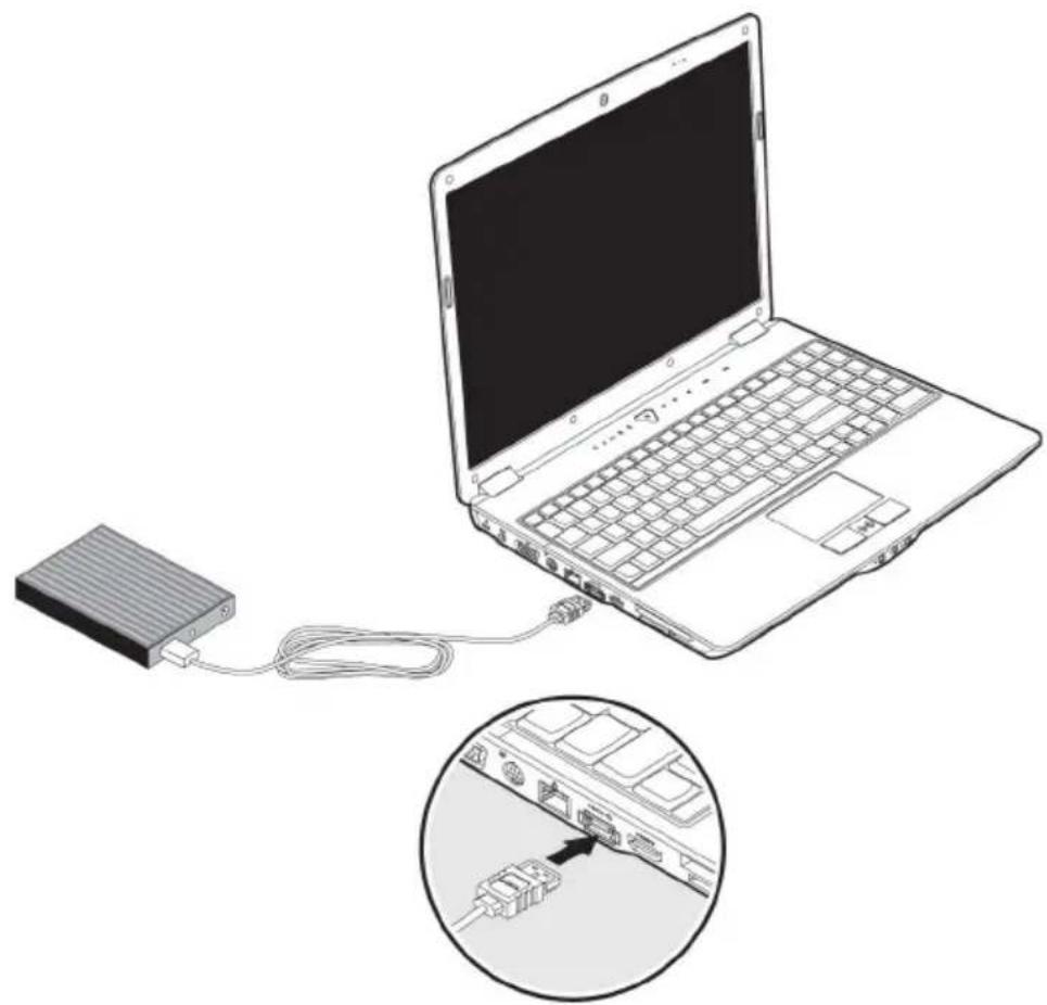 MEDION MD 96640 - Raccordement USB eSATA - 1