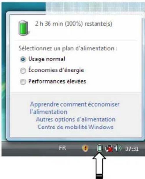MEDION MD 96640 - Contrôle de la capacité de la batterie - 1