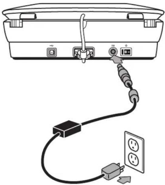 HP Scanjet G4000 - Step 4. Connect the power supply - 1