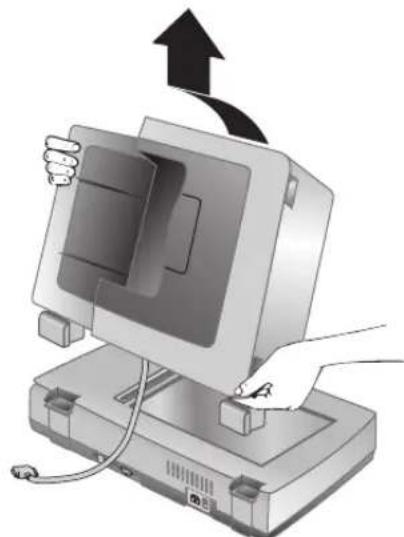 HP Scanjet 8390 - Como remover o alimentador automatico de documents (AAD) - 2