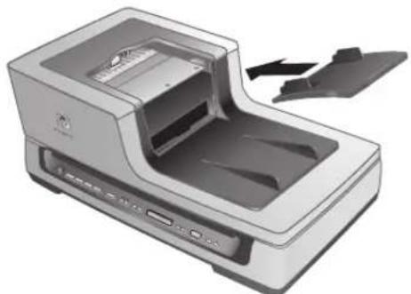 HP Scanjet 8390 - Paso 2. Conecte el alimentador automatico de documents (AAD) - 2