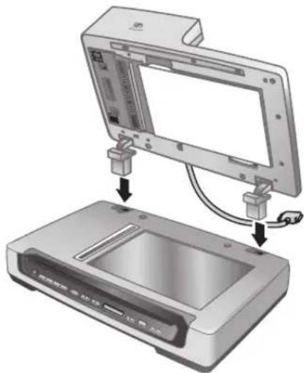 HP Scanjet 8390 - Step 2. Connect the automatic document feeder (ADF) - 1