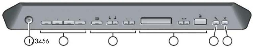 HP Scanjet 8390 - Utilización de los botones del escáner - 1