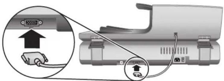 HP Scanjet 8390 - Paso 2. Conecte el alimentador automatico de documents (AAD) - 3