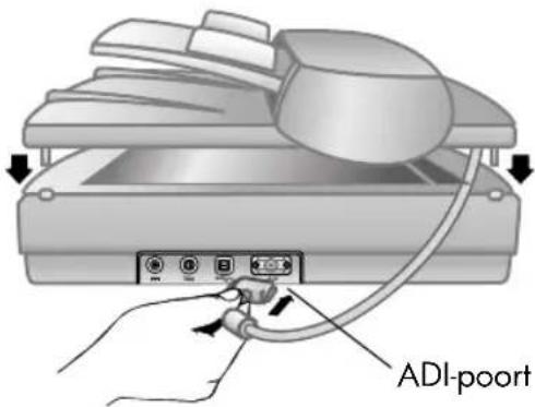 HP Scanjet 5590C - de ADI aansluiten - 1