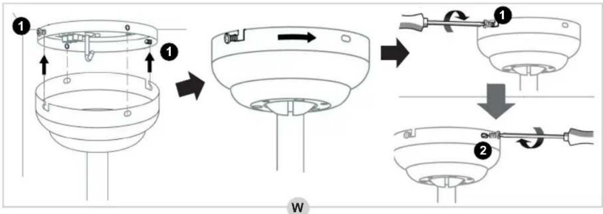BESTRON DC30T - MONTAGE - Installer les pales du ventilateur au moteur - 4