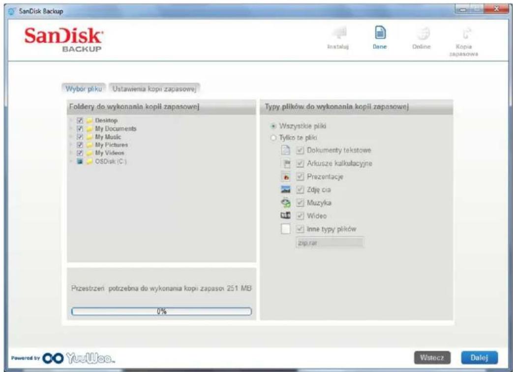 SANDISK U3 cruzer micro - Wybór pliku - 1