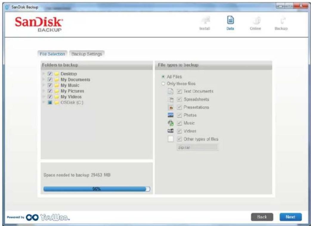 SANDISK U3 cruzer micro - File Selection - 1