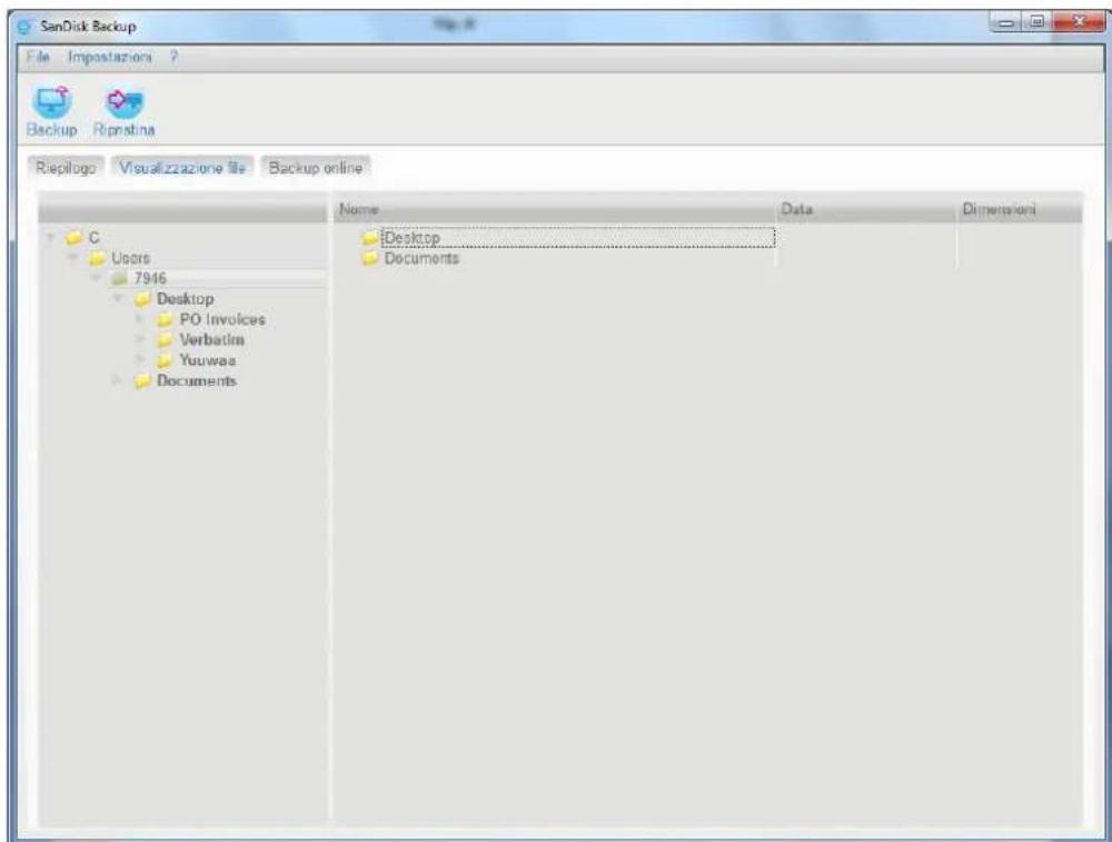SANDISK U3 cruzer micro - Scheda Visualizzazione file - 1
