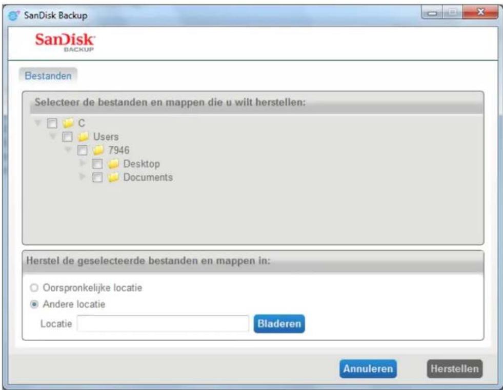 SANDISK U3 cruzer micro - Bestanden en mappings herstellen - 2