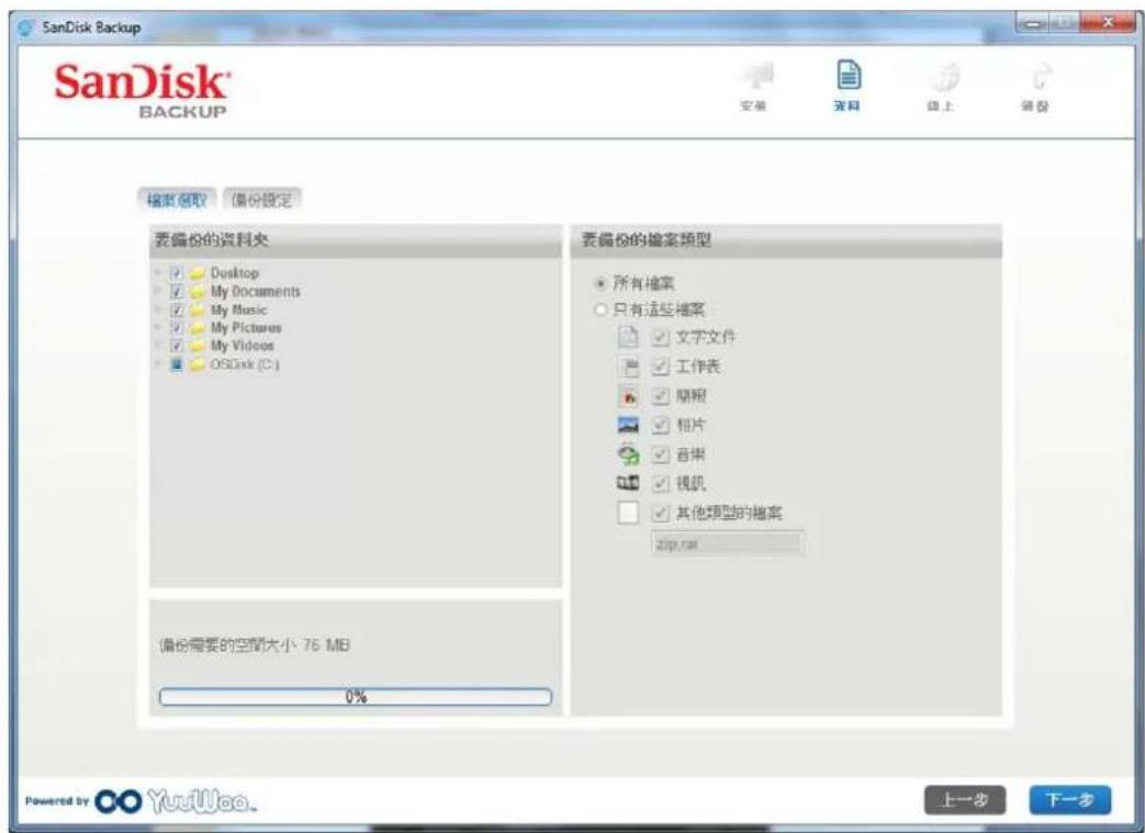 SANDISK U3 cruzer micro - 檔案選取 - 1