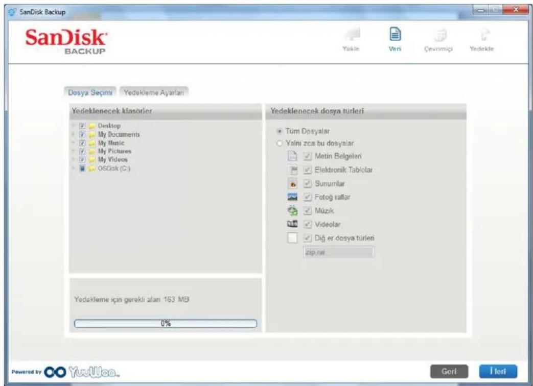 SANDISK U3 cruzer micro - Dosya Seçimi - 1