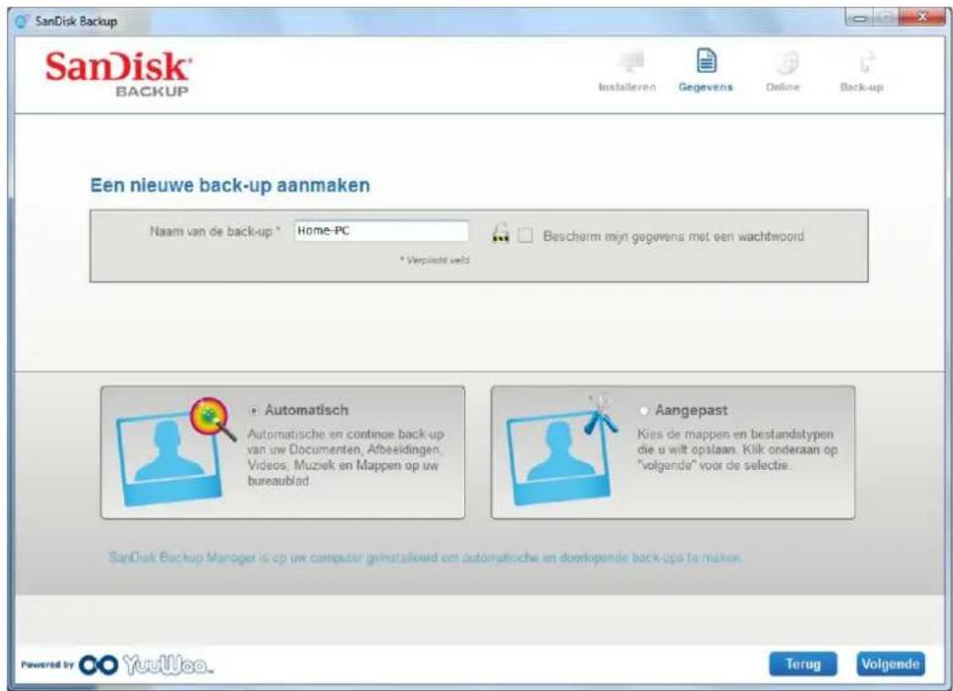 SANDISK U3 cruzer micro - Uw back-upprofil instellen - 1