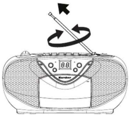 Karcher Audio RR 5031 - VOOR EEN BETERE ONTVANGST - 1