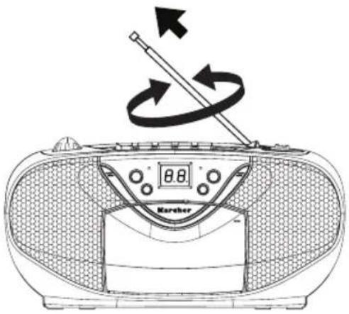 Karcher Audio RR 5031 - FÜR EINEN BESSEREN EMPFANG - 1