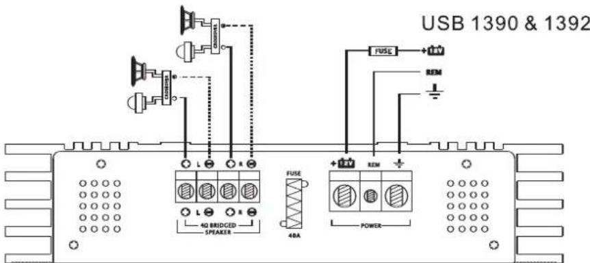 US Blaster USB 1392 - BRANCHEMENT DES CÂBLES - 2