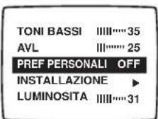 ARISTONA 63TA5215 - Memorizzazione delle regolazioni - 1