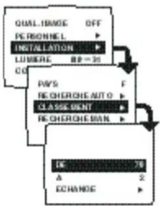 ARISTONA 63TA5215 - Pour renuméroter les programmes trouvés - 1