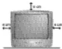 ARISTONA 63TA5215 - Positionnement du téléviseur - 1