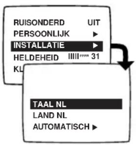 ARISTONA 63TA5215 - Andereinstallingen van het INSTALLATIE menu - 1