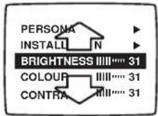 ARISTONA 63TA5215 - To adjust a menu: - 5