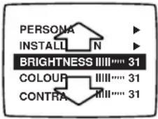 ARISTONA 52TA4415 - To adjust a menu: - 3
