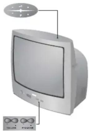 ARISTONA 52TA4415 - The keys on the TV set - 1