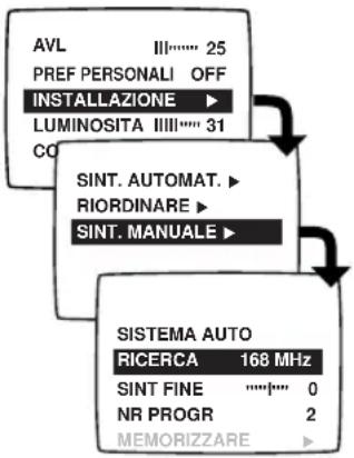 ARISTONA 52TA4415 - Eseguire la ricerca manualmente - 1