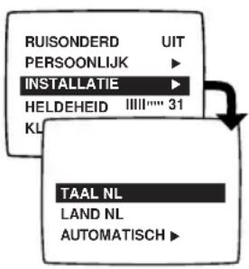 ARISTONA 52TA4415 - Andere instellingen van het INSTALLATIE menu - 1