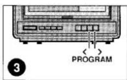 ARISTONA 37KV1230 - Mise en mémoire du signal du magnétoscope sur un numéro de programme - 4