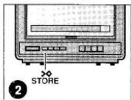 ARISTONA 37KV1230 - Mise en mémoire du signal du magnétoscope sur un numéro de programme - 1
