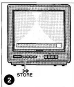 ARISTONA 37KV1230 - Mise en mémoire des émetteurs sur des nombres de programmes - 1