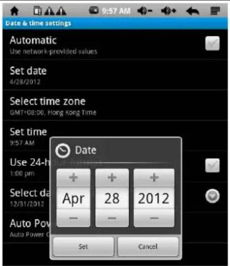 Xiron EBKR207AU001 - datum en tijd instelling - 1