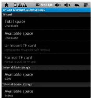 Xiron EBKR207AU001 - SD kaart en geheugen van het apparaat instelling - 1