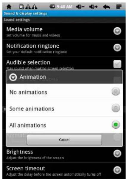 Xiron EBKR207AU001 - geluid en schijn instelling - 4